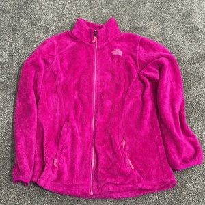 Pink north face jacket